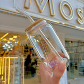 مج زجاج غطاء خشب Average